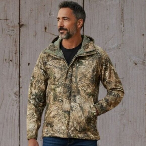 Nomad Hailstorm Hunting Jacket Medium Mossy Oak Camo Waterproof Windproof NEW - Picture 2 of 8